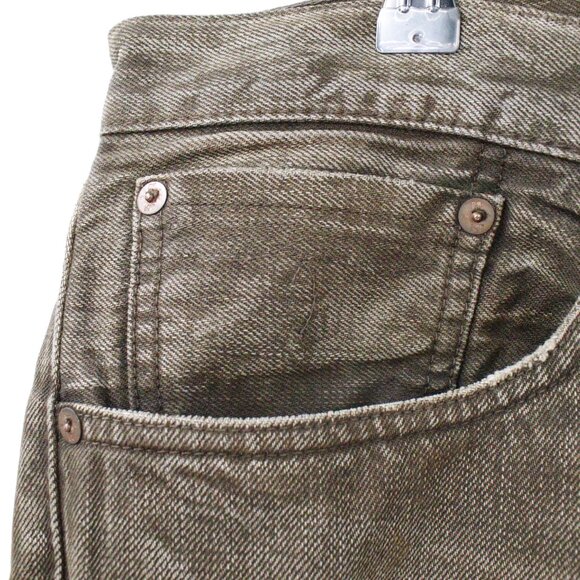 Ralph Lauren RRL jeans mens 36 40x37 destroyed brown patch button fly‎ selvedge - Picture 7 of 16